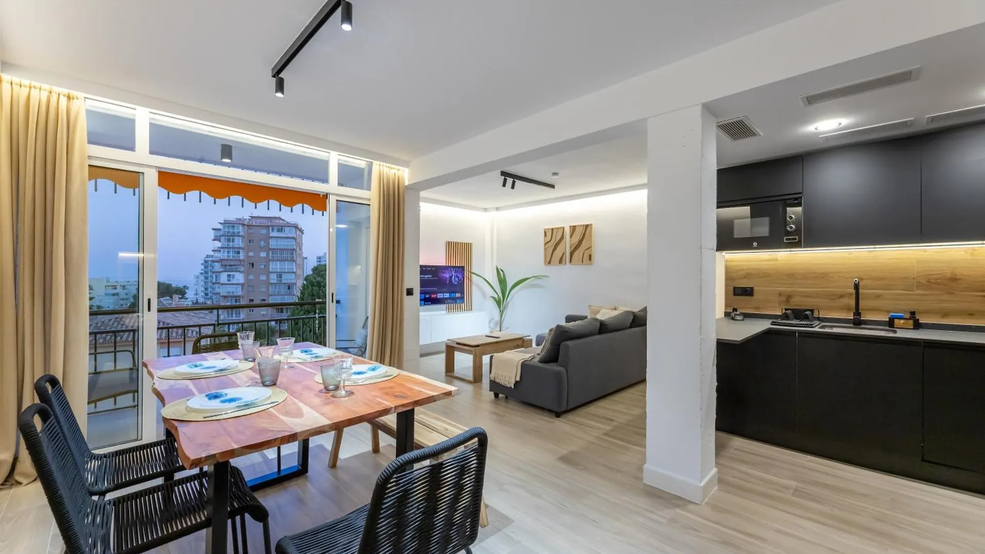 Apartamento Con Vistas Al Mar Cerca Del Puerto Benalmádena Španělsko